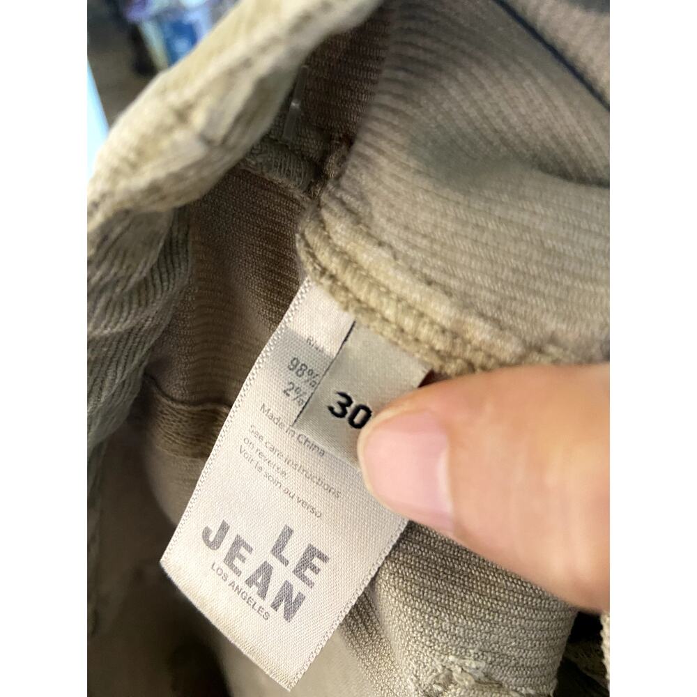 Le Jean Utility Soft Barrel Corduroy Pants size 30 - Picture 3 of 7